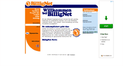 Desktop Screenshot of billignet.at